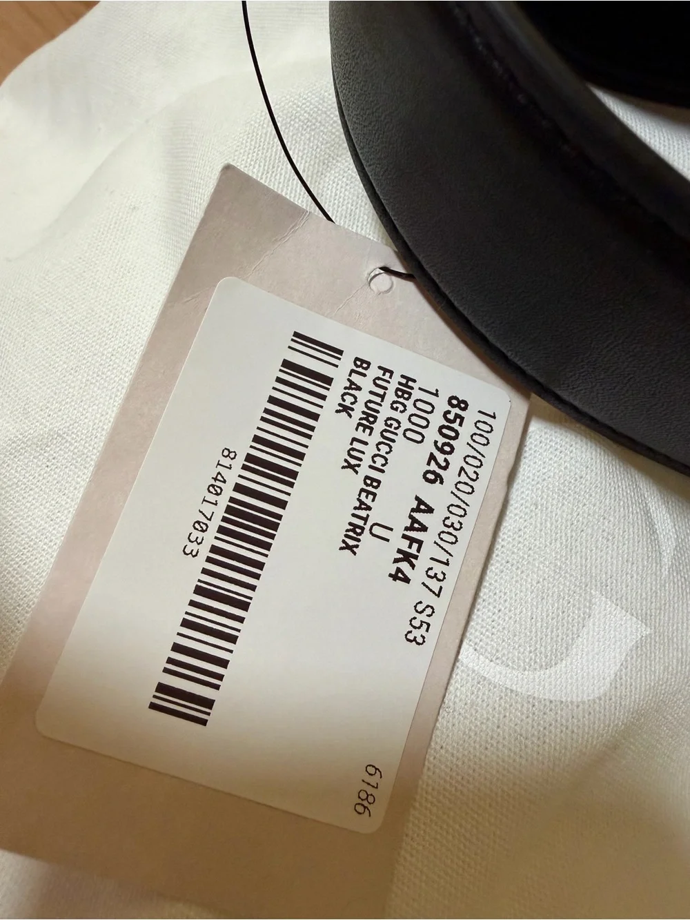 Gucci genuine leather
